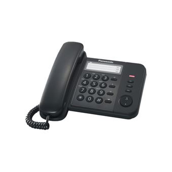 Telefone Analógico Panasonic KX-TS520EX1B | Preto - 1