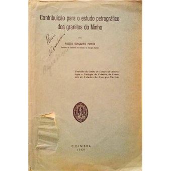 Contribuição para o estudo petrográfico dos granitos do minho. - 1