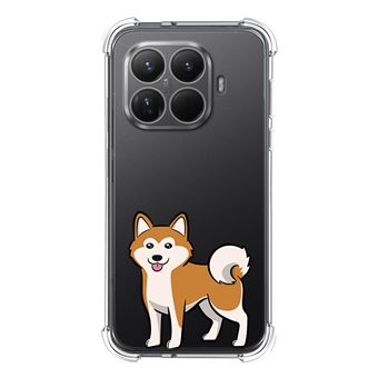 Capa Tumundosmartphone de silicone à prova de choque para Xiaomi 15T Pro 5G | Design de cães 02 desenhos - 1