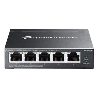Switch de Rede TP-Link Omada ES205GP | Preto - 1