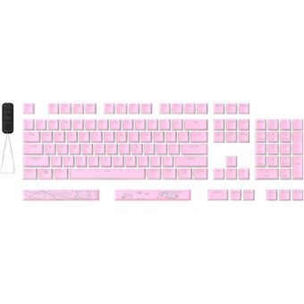 Acessório para Dispositivos de Entrada de Dados HyperX Teclas Pudding 2 - Conjunto completo de teclas - PBT - Rosa (layout EUA) | Rosa - 1