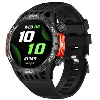 Smartwatch Chronus bússola | lanterna | Bluetooth | Desportos | saúde | preto - 1