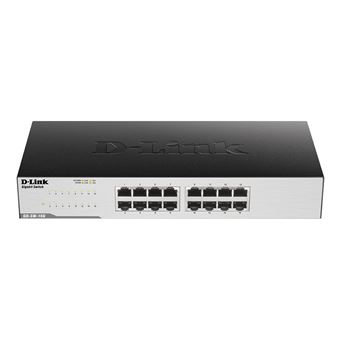 Switch de Rede D-Link GO-SW-16G | Preto - 1