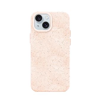 Capa de Silicone Biodegradável MisterCapas para iPhone 15 Plus - Rosa - 1