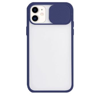 Capa Phonecare Slide Window Anti Choque Frosted para iPhone 7 - Azul Escuro - 1