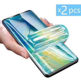 Pack 2x Película Frontal skyhe de Hidrogel para Hauwei P Smart + Plus 2019 - Transparente - 1