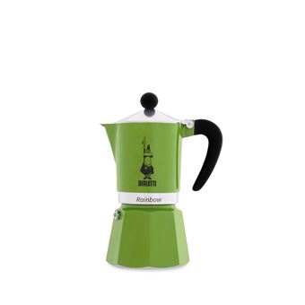 Bialetti Rainbow Alumínio, Preto, Verde - 1