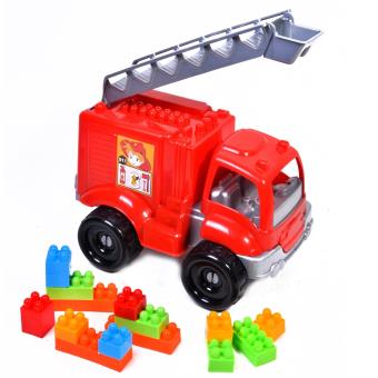 Camião dos Bombeiros Dede TY75097 Plástico Preto e Vermelho