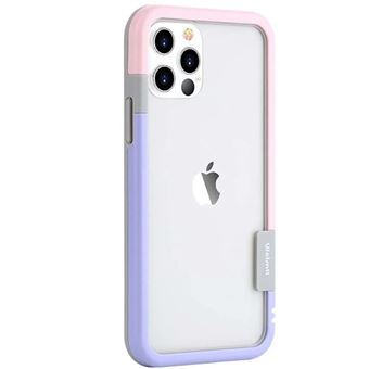 Bumper Antiimpacto para Iphone 7 - Rosa e Roxo - 1