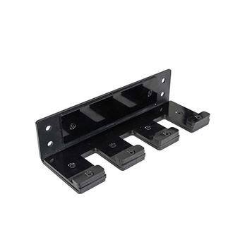 Suporte Vertical de Parede Fittest Equipment | 3 Barras - Preto - 1