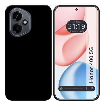 Capa Tumundosmartphone de Silicone TPU gel preta para Honor 400 5G - 1