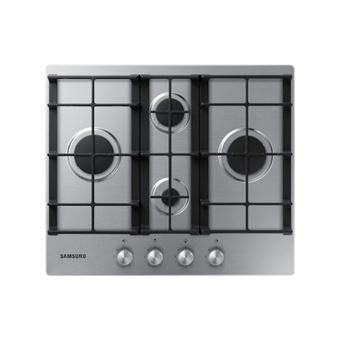 Placa a Gás Samsung NA64H3010BS | 60 cm | 4 Zonas | Aço inoxidável - 1