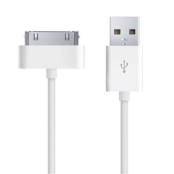 Cabo Goeik de Carregamento para iPhone, iPad e iPod - 1 m - Branco - 1