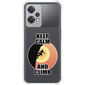 Capa Tumundosmartphone de silicone anti-choque para Oneplus Nord CE 2 Lite 5G design Mulher Desenhos de Escalada - 1