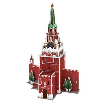 Quebra-cabeça 3D DAM | papelão | Praça Vermelha | Vermelho - 1