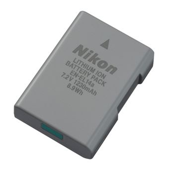 Bateria para Câmara Nikon EN-EL14a | Cinzento - 1