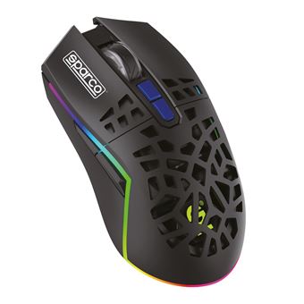 Rato Gaming Wireless Sparco SPWMOUSE | 4800 DPI | Preto - 1