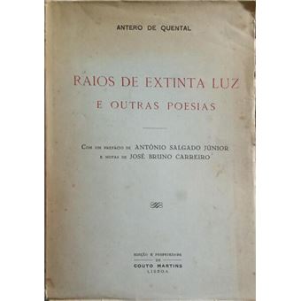 Raios de extinta luz e outras poesias. - 1