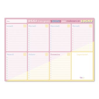 Planner Semanal A4 Carouge Blue & Pink Ita - 1
