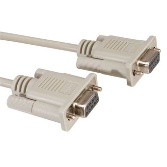 Cabo de Série ROLINE 1.8m 9-pin RS232 | Cinzento - 1