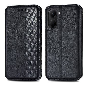 Capa ZURSANA para Xiaomi Redmi A5 | Textura de Fibra | Função de Suporte | Bloqueio RFID | Vermelho - 1