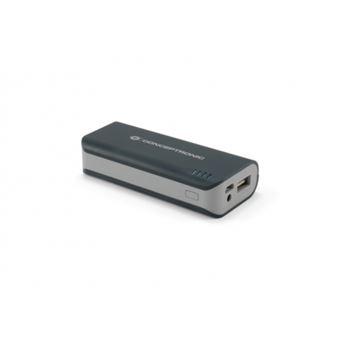 Power Bank Conceptronic CPOWERBK4400 4400 mAh Preto, Cinzento