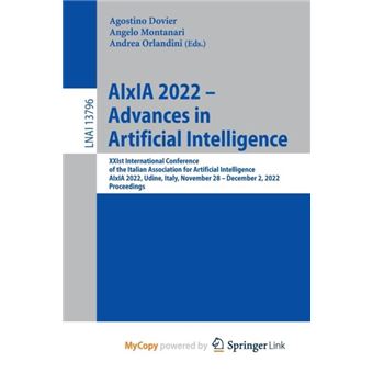 Aixia 2022  Advances In Artificial Intelligence By Springer Nature B.V - 1