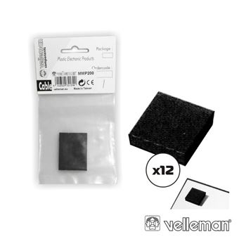 Pé de Borracha Velleman Autoadesivo 12X - 1