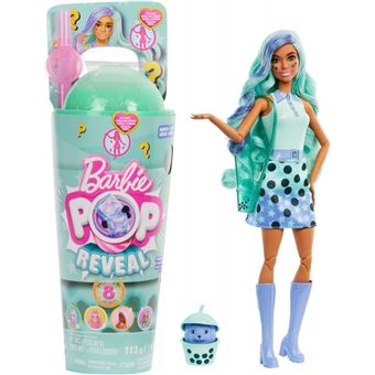 Barbie Pop! Reveal Green Tea Mattel com boneca e acessórios - 1