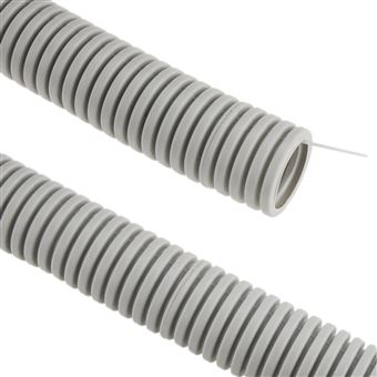 Tubo Corrugado em PVC com Guia BeMatik M-25 75 m - Cinza - 1