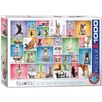 Puzzle Eurographics Cães | Yoga Dogs PUZ | 1000 Peças - 1