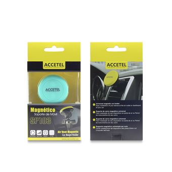 Acessórios Tablet Internet Multimédia Suporte Automóvel Accetel SP103B Universal Magnético com fácil instalação - 1