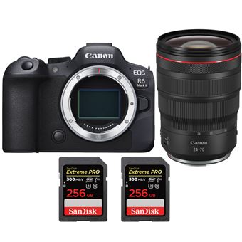 Canon EOS R6 Mark II ( R6II ) + RF 24-70mm f/2.8 L IS USM + 2 SanDisk 256GB Extreme PRO UHS-II SDXC 300 MB/s + PDF 20 Técnicas para Melhorar as suas Fotografias - 1
