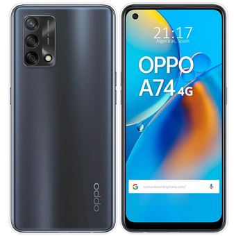 Capa Tumundosmartphone de TPU de gel de silicone transparente para Oppo A74 4G - 1