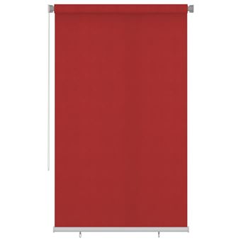Estore de Rolo para Exterior vidaXL | PEAD 140x230 cm | Vermelho - 1