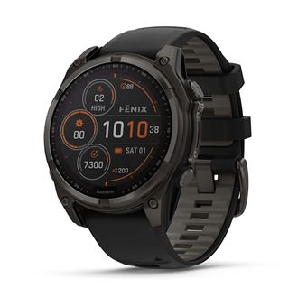 Relógio desportivo Garmin fenix 8 | 47 mm | Preto, Titânio - 1