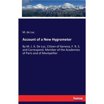 Account Of ANew Hygrometer - 1