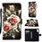 Capa Magunivers PU + TPU Impressão Padrão com Apoio Flor para Samsung Galaxy Note 10/Note 10 5G_0