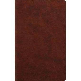 Esv Large Print Personal Size Trutone Chestnut - 1