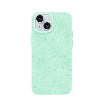 Capa de Silicone Biodegradável MisterCapas para iPhone 15 Plus - Verde - 1