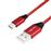 LogiLink CU0148 cabo USB 1 m 2.0 USB A USB C Preto, Vermelho_0