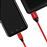 LogiLink CU0148 cabo USB 1 m 2.0 USB A USB C Preto, Vermelho_1