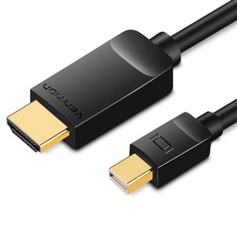 Cabo Adaptador Vention Mini DisplayPort para HDMI | 2 m - Preto - 1