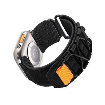 Bracelete Orysin para Apple Watch Series 9 41mm | Militar Nylon | Preto - 1
