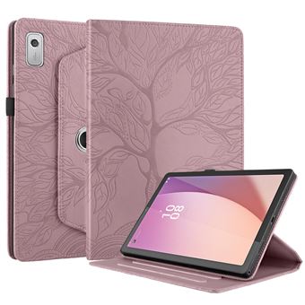 Capa FLOODKING para Lenovo Tab M9 | Giratória 360º | Botão Rotativo | Rosa - 1