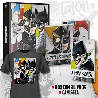 Coleção Dc Comics - Box Com 3 Livros + Camiseta Exclusiva - 1
