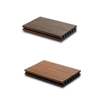 Ripas Maderterraneo | Reversíveis na cor teca ou ipê | 13,8x220 cm e 23 mm | 4 Unidades - 1