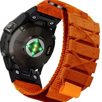 Bracelete Militar Nylon Antiimpacto | para Garmin instinct 2 | Laranja - 1