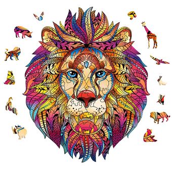 Quebra-cabeça DAM | madeira | Leão - 1