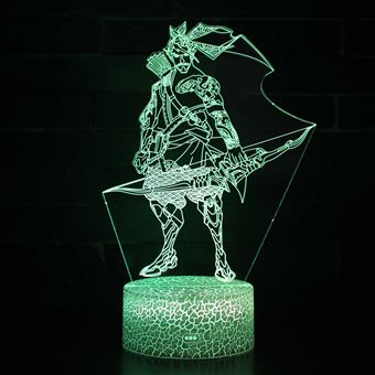 Lâmpada 3D HSMY | Infantil | Multicolorido com Controlo Remoto | Overwatch | 164 - 1